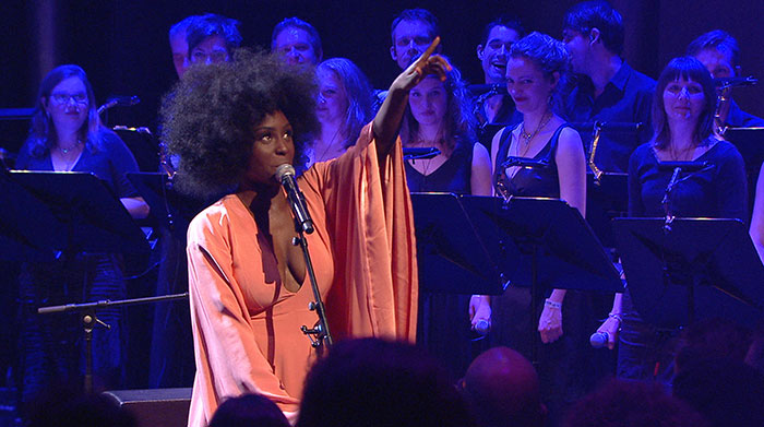 Laura Mvula on stage